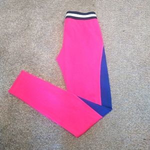 Zella Athletic Leggings Size XL (14/16) Pink Blue